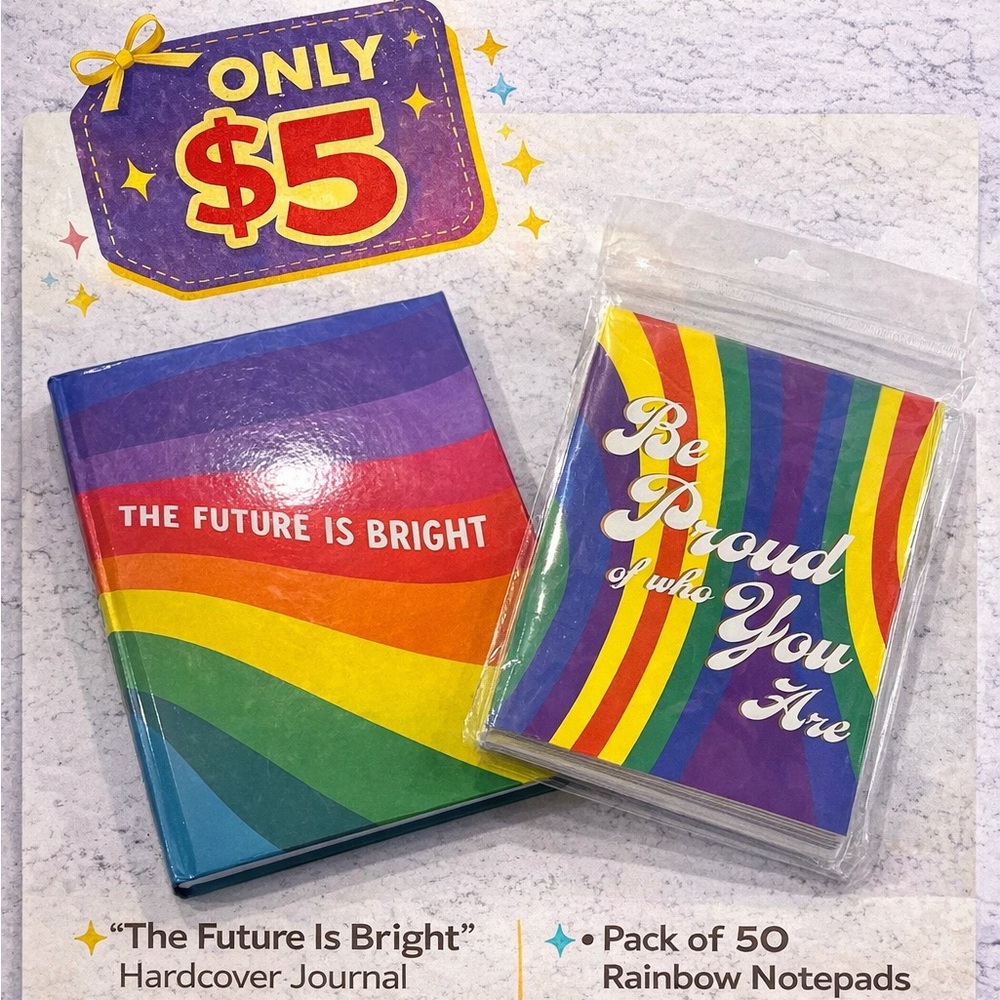 Colorful Journal and Notepad Set